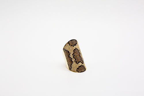 Leopard Gold Ring